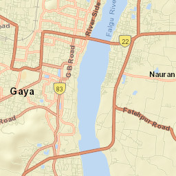 Gaya Street Map