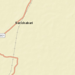 Sarishābāri Street Map
