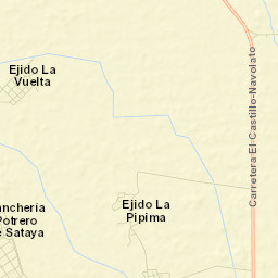 El Potrero de Sataya Street Map