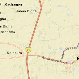 Buddh Gaya Street Map
