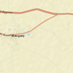 Mauganj Street Map