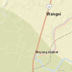 Mayang Imphal Street Map