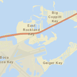 Big Coppitt Key Street Map