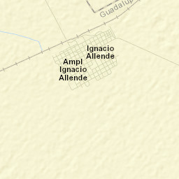 Ignacio Allende Street Map