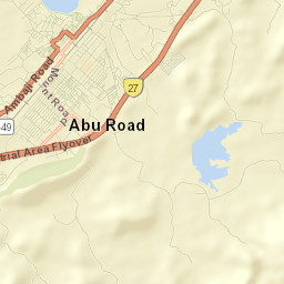Abu Road Street Map