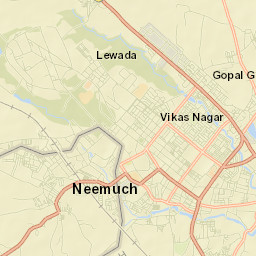 Neemuch Street Map