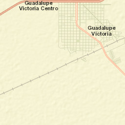 Ciudad Guadalupe Victoria Street Map