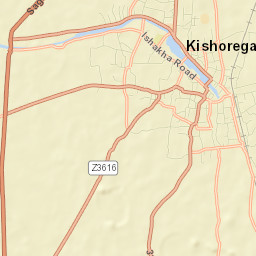 Kishorganj Street Map