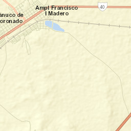 Francisco I. Madero Street Map