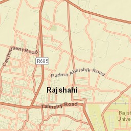 Rajshahi Street Map