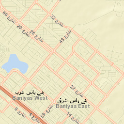 Bani Yas City Street Map