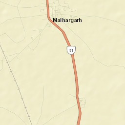 Malhargarh Street Map