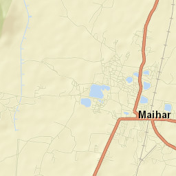 Maihar Street Map