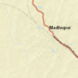 Madhupur Street Map