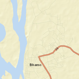 Bhamo Street Map