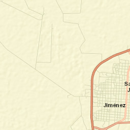 Santander Jiménez Street Map