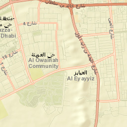Al Ain City Street Map
