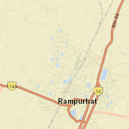 Rampur Hat Street Map