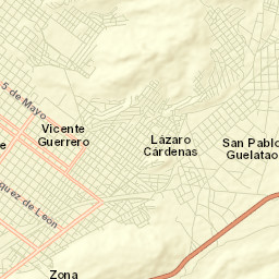 La Paz Street Map
