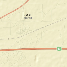 Haradh Street Map