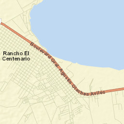 El Centenario Street Map