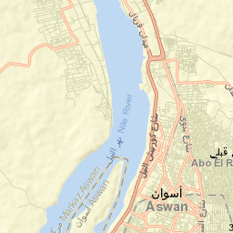 Aswan Street Map
