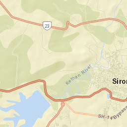 Sironj Street Map