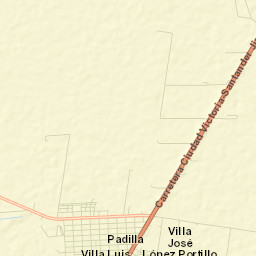 Nueva Villa de Padilla Street Map