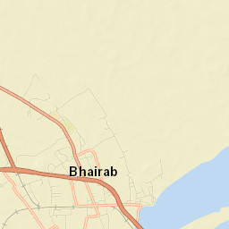 Bhairab Bāzār Street Map