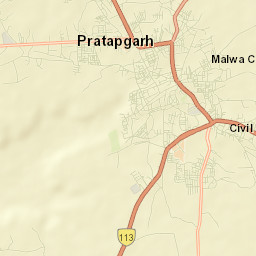 Pratapgarh Street Map