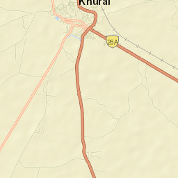 Khurai Street Map