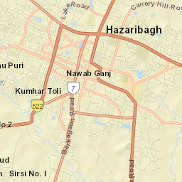 Hazaribagh Street Map