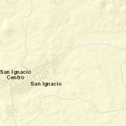 San Ignacio Street Map