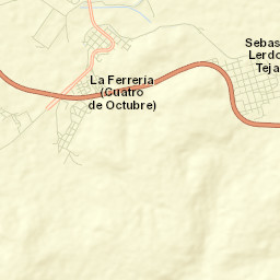 Sebastián Lerdo de Tejada Street Map