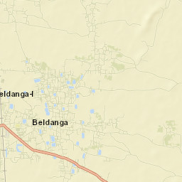 Beldanga Street Map