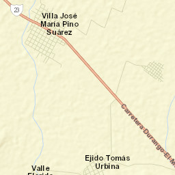 José María Pino Suárez Street Map