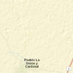 La Unión y el Cardonal Street Map