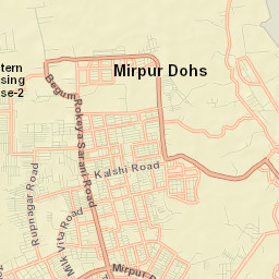 Dhaka Street Map