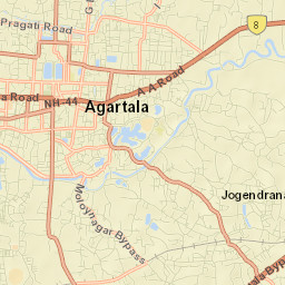 Agartala Street Map