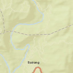 Sairang Street Map