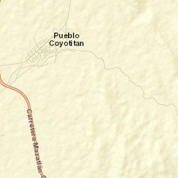 Coyotitán Street Map