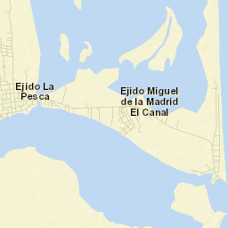 La Pesca Street Map