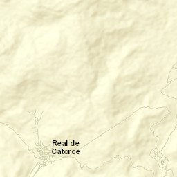 Real de Catorce Street Map