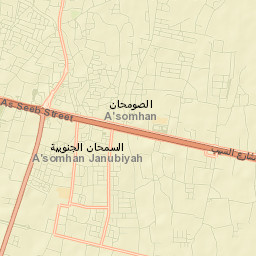 Barkā’ Street Map