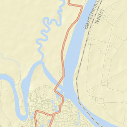 Katwa Street Map