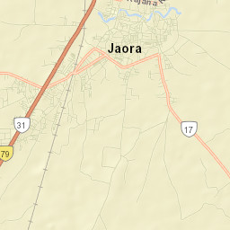 Jaora Street Map