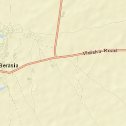 Berasia Street Map