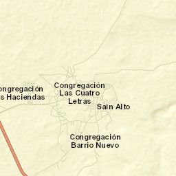 Sain Alto Street Map