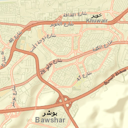Muscat Street Map