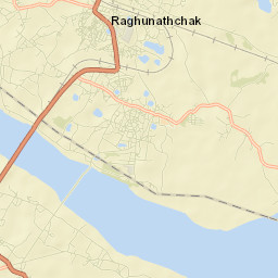 Mejia community development block Street Map